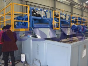 Oil sludge treatment plant