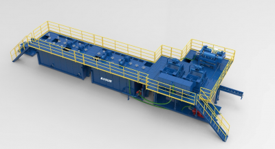 Mining drilling mud treatment system