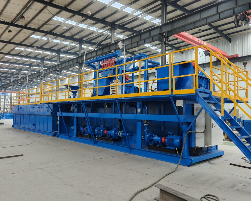 integrated mud treatment system